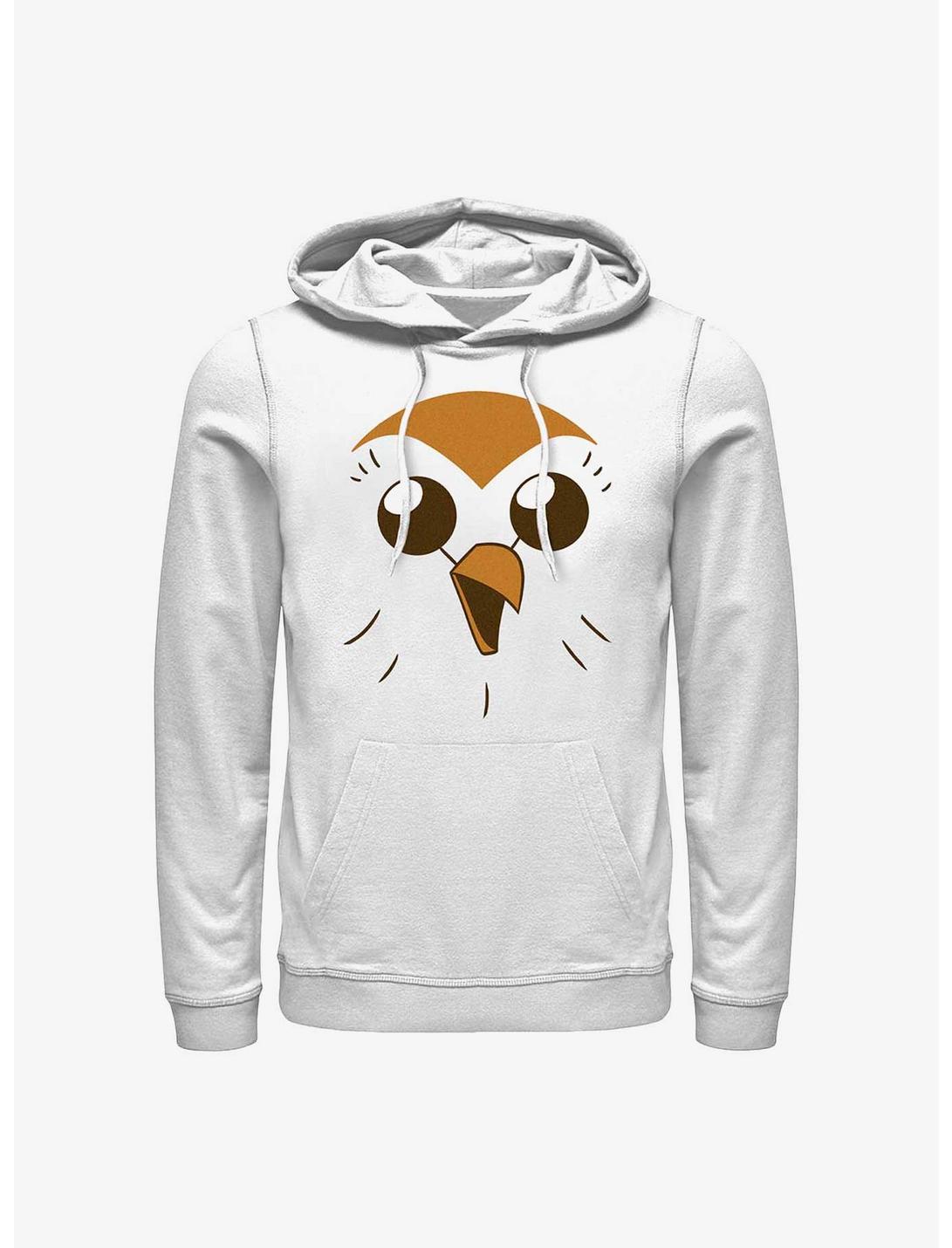 Disney The Owl House Hooty Face Hoodie, WHITE, hi-res
