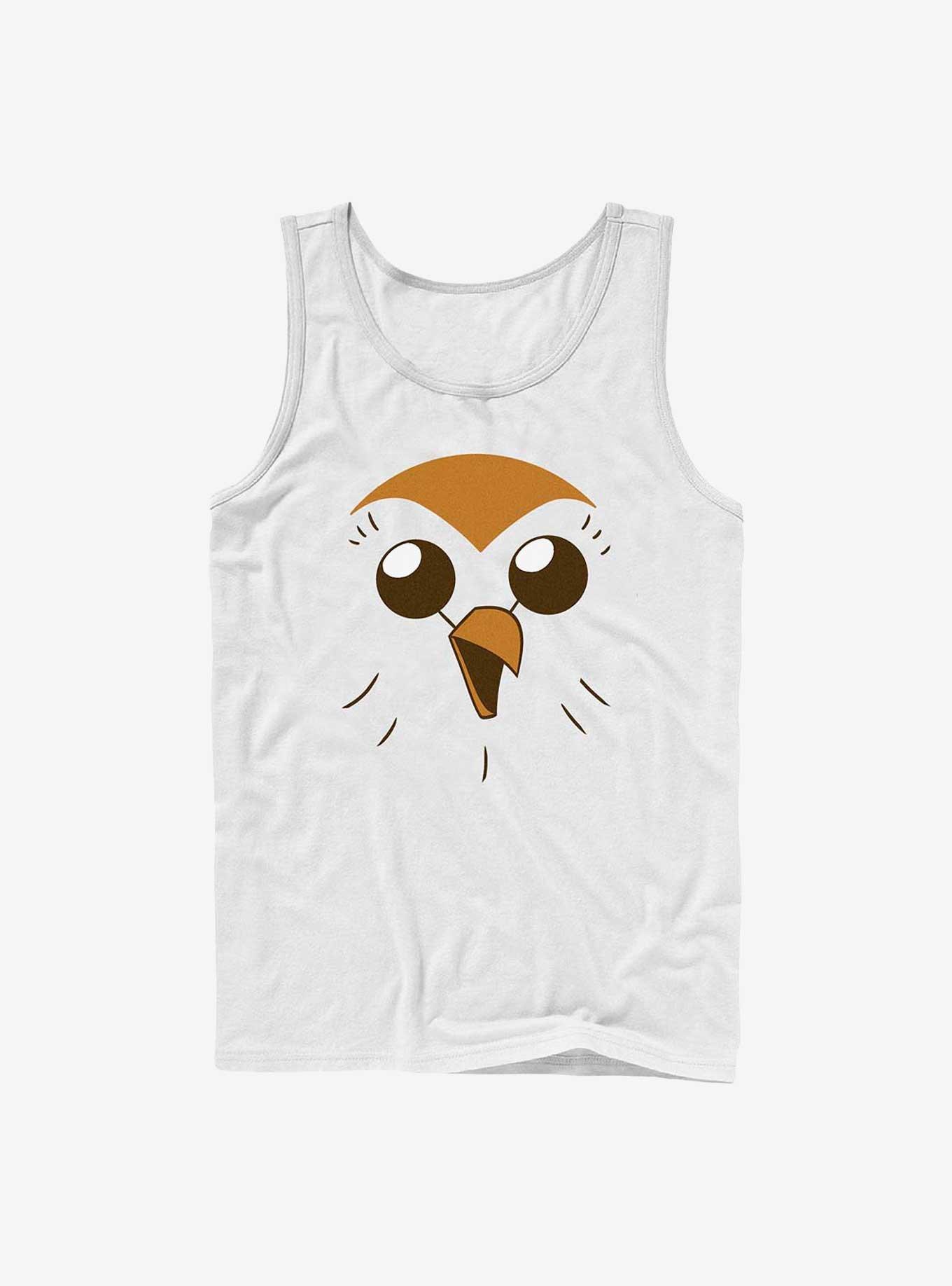 Disney The Owl House Hooty Face Tank, WHITE, hi-res