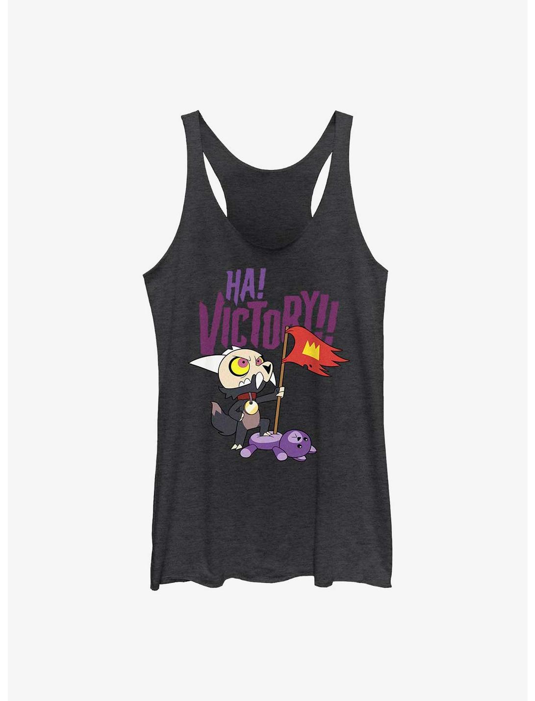 Disney The Owl House Victory For King Girls Tank, BLK HTR, hi-res