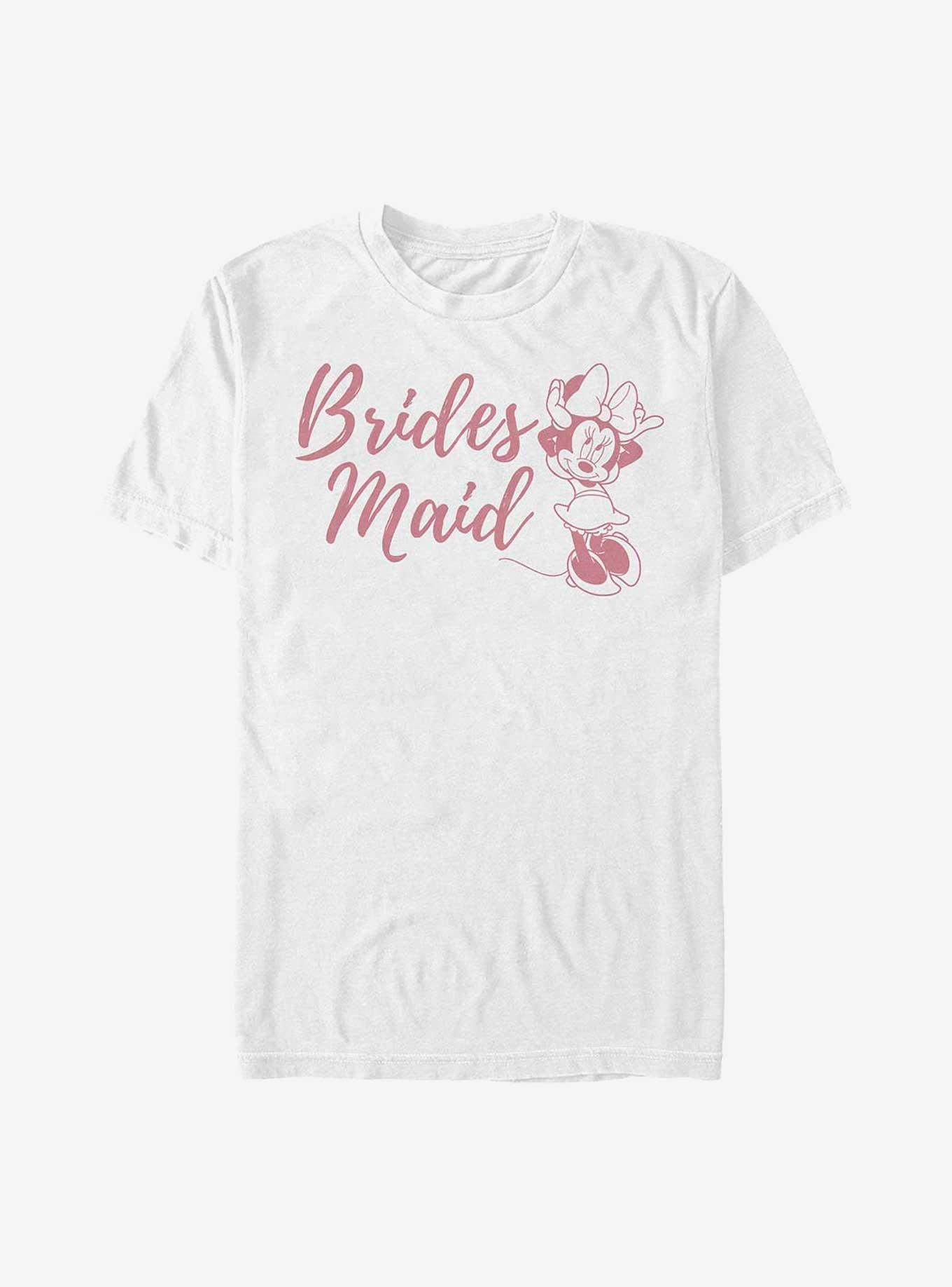 Disney Minnie Mouse Bridesmaid T-Shirt, WHITE, hi-res