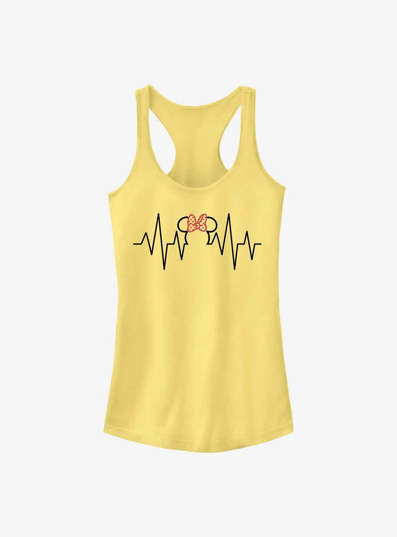 Disney Minnie Mouse Heartline Girls Tank, BANANA, hi-res