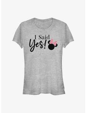 Disney Minnie Mouse I Said Yes Girls T-Shirt, , hi-res