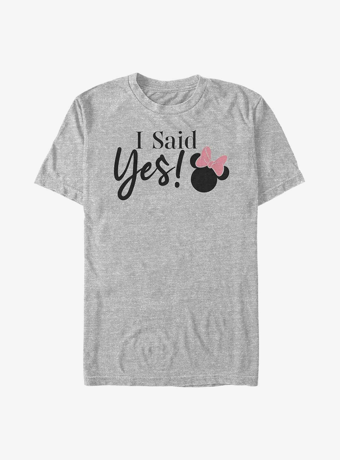 Disney Minnie Mouse I Said Yes T-Shirt, , hi-res