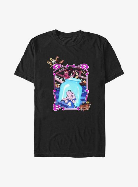 Disney Alice In Wonderland Alice In Bottle T-Shirt - BLACK | Hot Topic