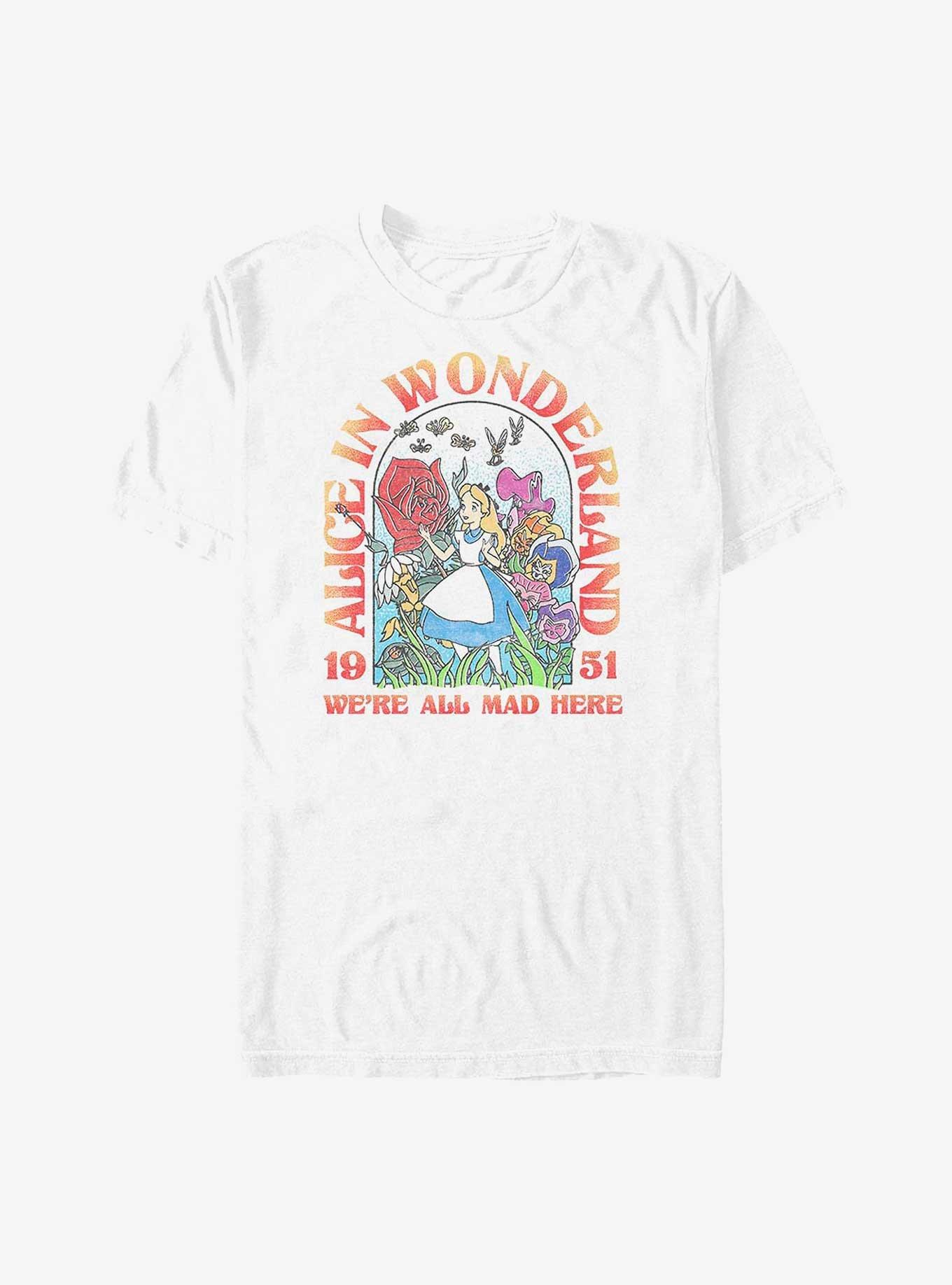 Disney Alice In Wonderland Alice Lockup T-Shirt, WHITE, hi-res