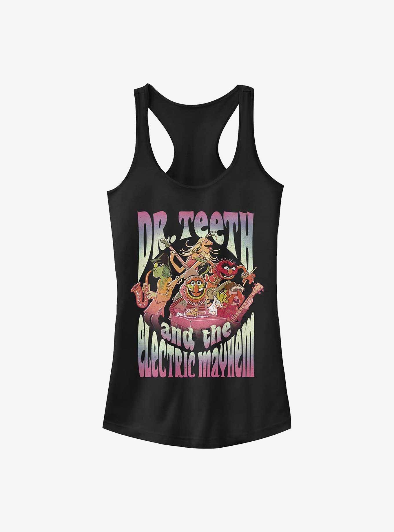 Disney The Muppets Dr Teeth Band Girls Tank, BLACK, hi-res