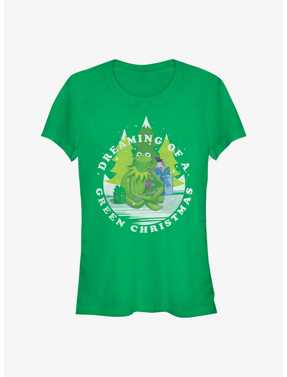 Disney The Muppets Dreaming Of Green Christmas Girls T-Shirt, KELLY, hi-res