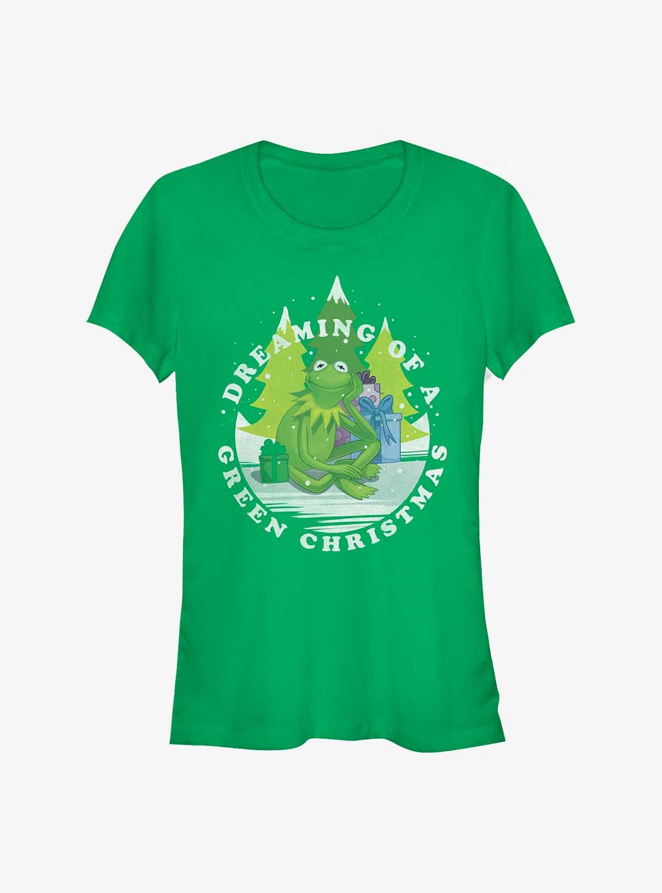 Disney The Muppets Dreaming Of Green Christmas Girls T-Shirt, KELLY, hi-res