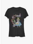 Disney Alice In Wonderland Group Girls T-Shirt, BLACK, hi-res
