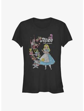 Disney Alice In Wonderland Group Girls T-Shirt, BLACK, hi-res