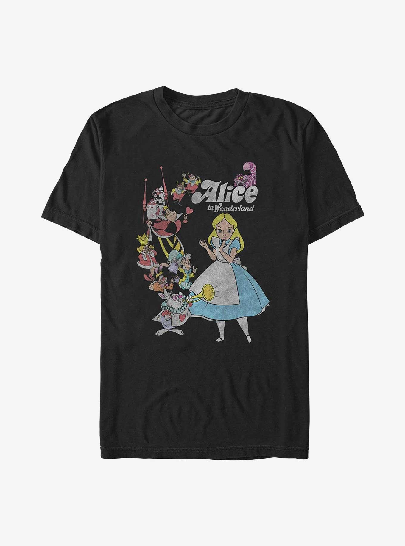 Disney Alice In Wonderland Group T-Shirt - BLACK | Hot Topic