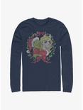 Disney The Muppets Kermy And Piggy Christmas Long-Sleeve T-Shirt, NAVY, hi-res