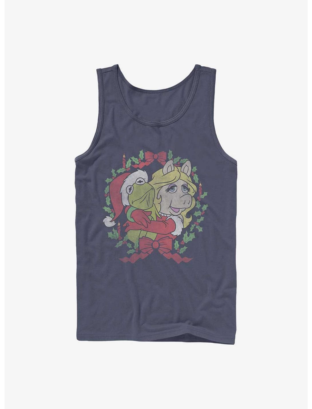 Disney The Muppets Kermy And Piggy Christmas Tank, NAVY, hi-res