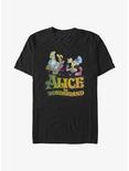 Disney Alice In Wonderland Trippy T-Shirt, BLACK, hi-res