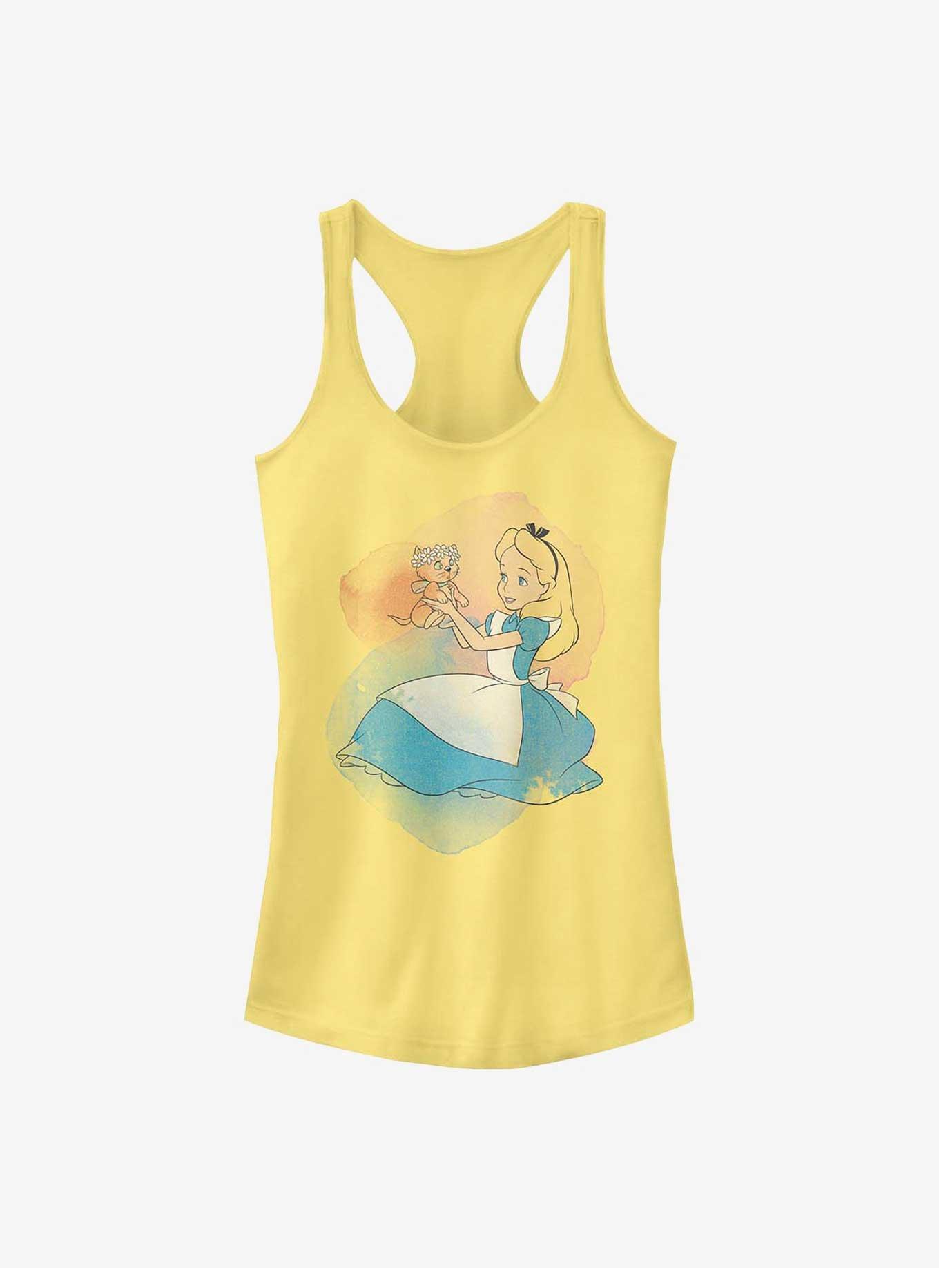 Disney Alice In Wonderland Watercolors Girls Tank