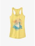 Disney Alice In Wonderland Watercolors Girls Tank, BANANA, hi-res