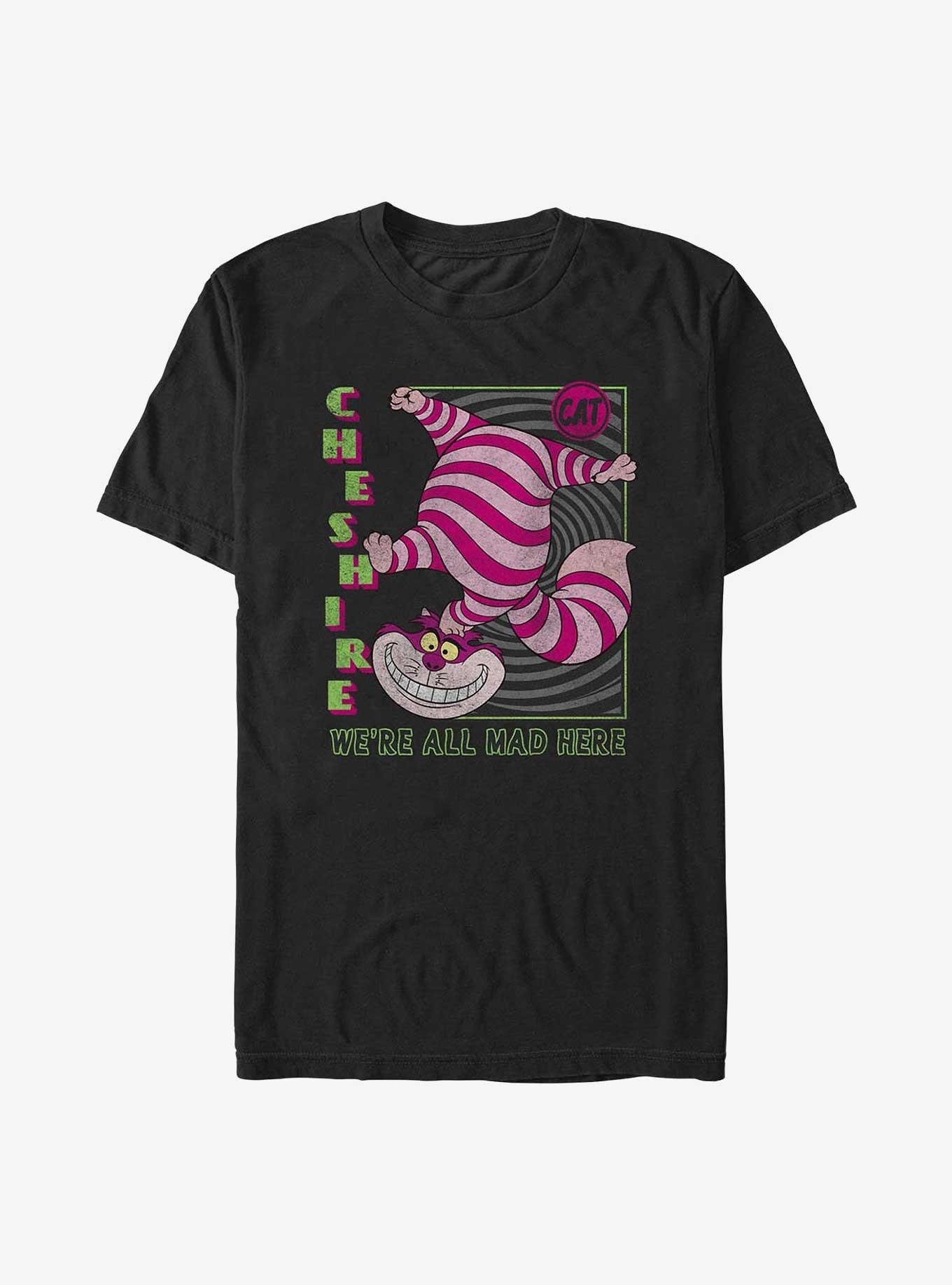 Disney Alice In Wonderland Were Mad Here T-Shirt, BLACK, hi-res