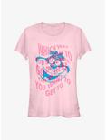 Disney Alice In Wonderland Which Way You Ought To Go Girls T-Shirt, LIGHT PINK, hi-res