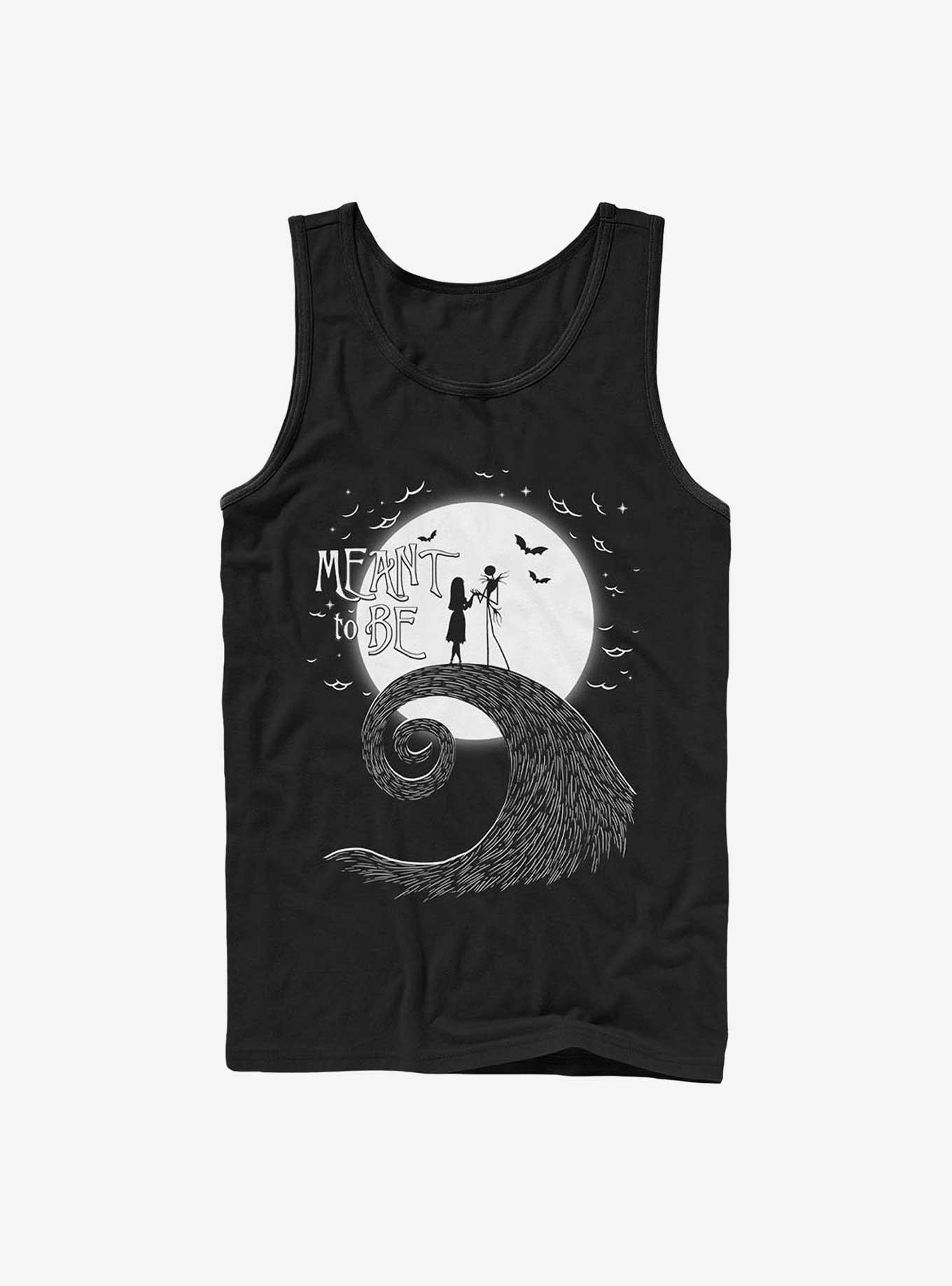 The Nightmare Before Christmas Jack & Sally Meant To Be Tank Top, BLACK, hi-res