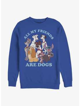 Disney All My Friends Are Dogs Sweatshirt, , hi-res