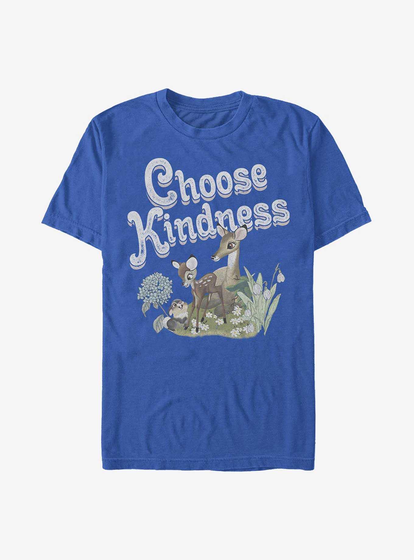 Disney Bambi Choose Kindness T-Shirt, ROYAL, hi-res