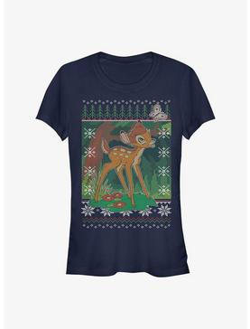 Disney Bambi Fair Isle Pattern Girls T-Shirt, , hi-res