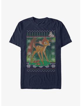 Disney Bambi Fair Isle Pattern T-Shirt, , hi-res
