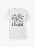Disney Bambi Floral Sketch T-Shirt, WHITE, hi-res
