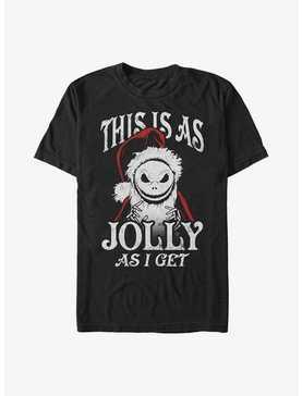 Disney The Nightmare Before Christmas This Is As Jolly As I Get Santa Jack T-Shirt, , hi-res