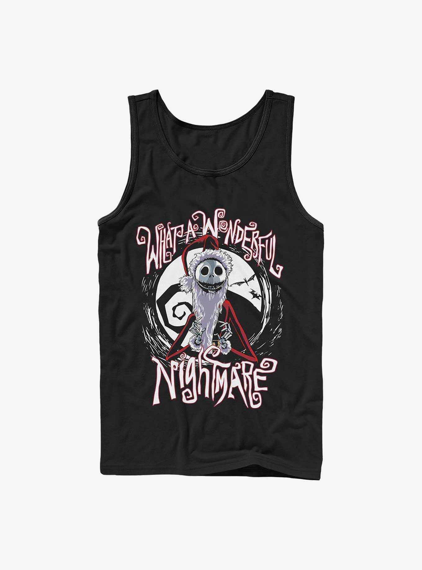 Hot Topic Disney The Nightmare Before Christmas Vintage Poster Girls Tank  Top