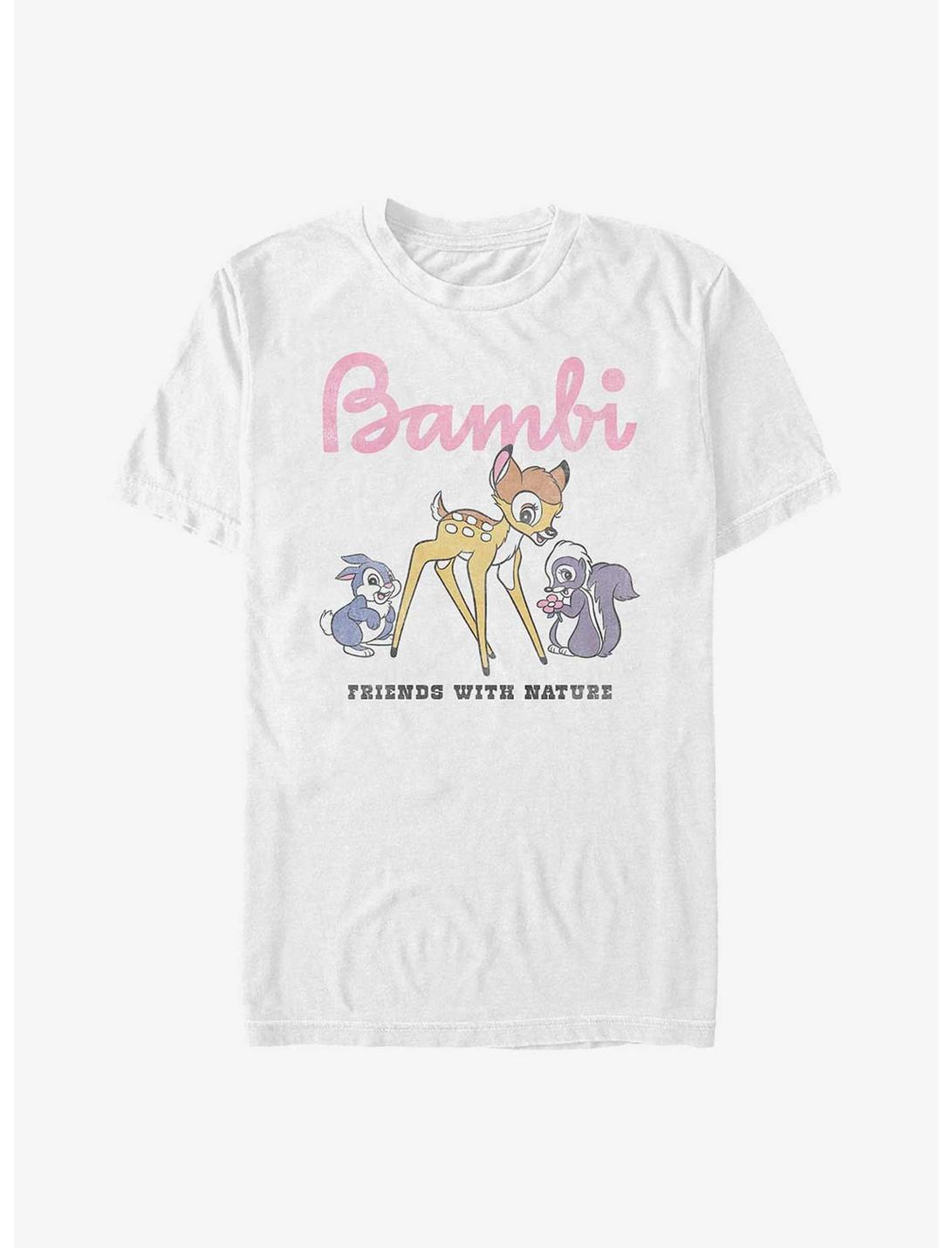 Disney Bambi Friends With Nature T-Shirt, WHITE, hi-res