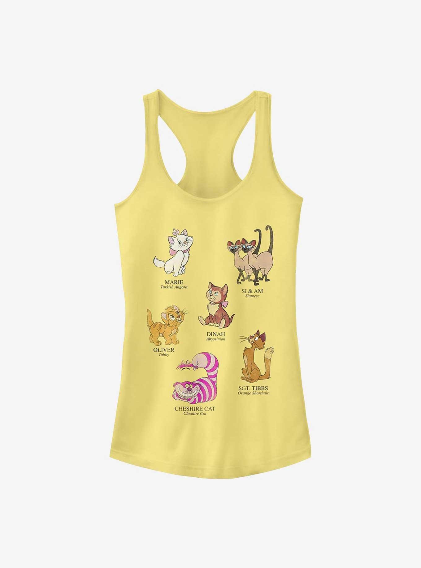 Disney Cats Breeds Girls Tank, BANANA, hi-res