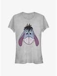 Disney Winnie The Pooh Big Face Eeyore Girls T-Shirt, ATH HTR, hi-res