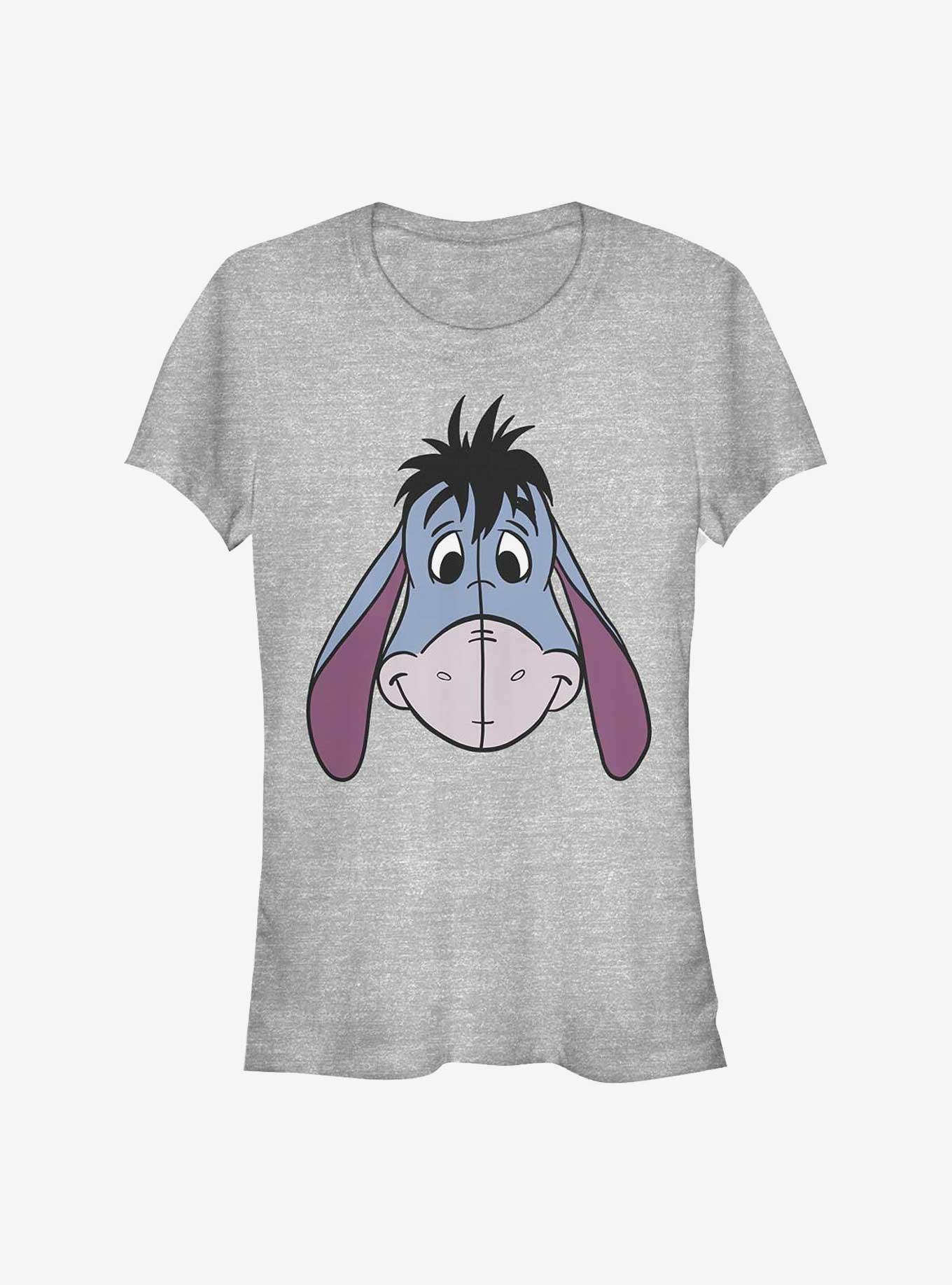 Disney Winnie The Pooh Big Face Eeyore Girls T-Shirt, ATH HTR, hi-res