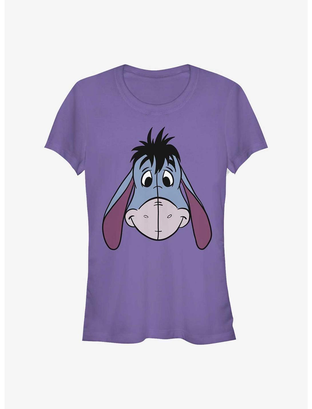 Disney Winnie The Pooh Big Face Eeyore Girls T-Shirt, PURPLE, hi-res