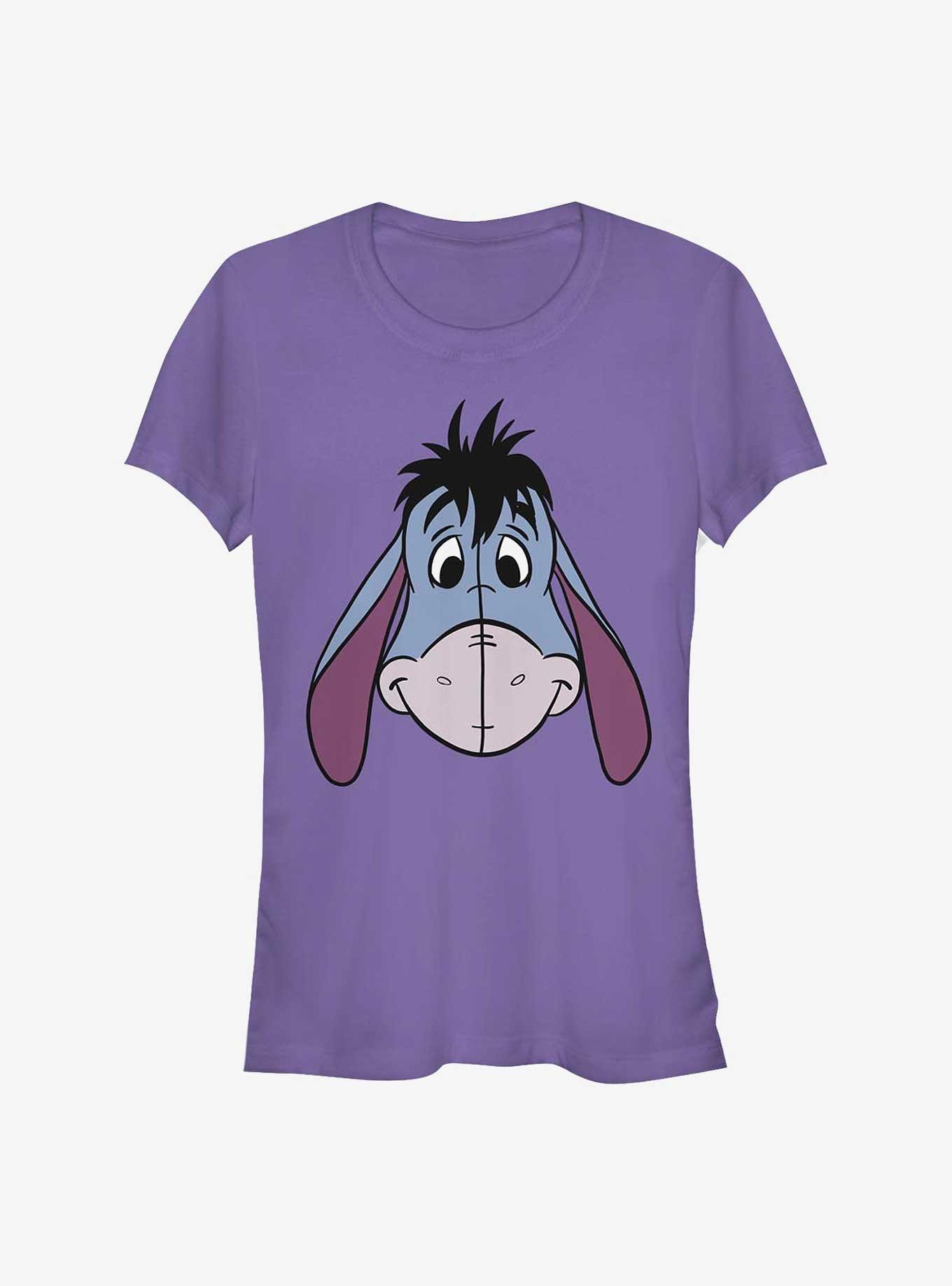 Disney Winnie The Pooh Big Face Eeyore Girls T-Shirt, PURPLE, hi-res