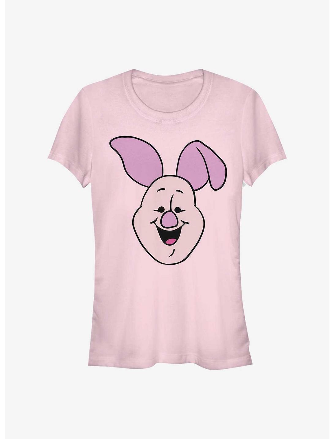Disney Winnie The Pooh Big Face Piglet Girls T-Shirt, LIGHT PINK, hi-res