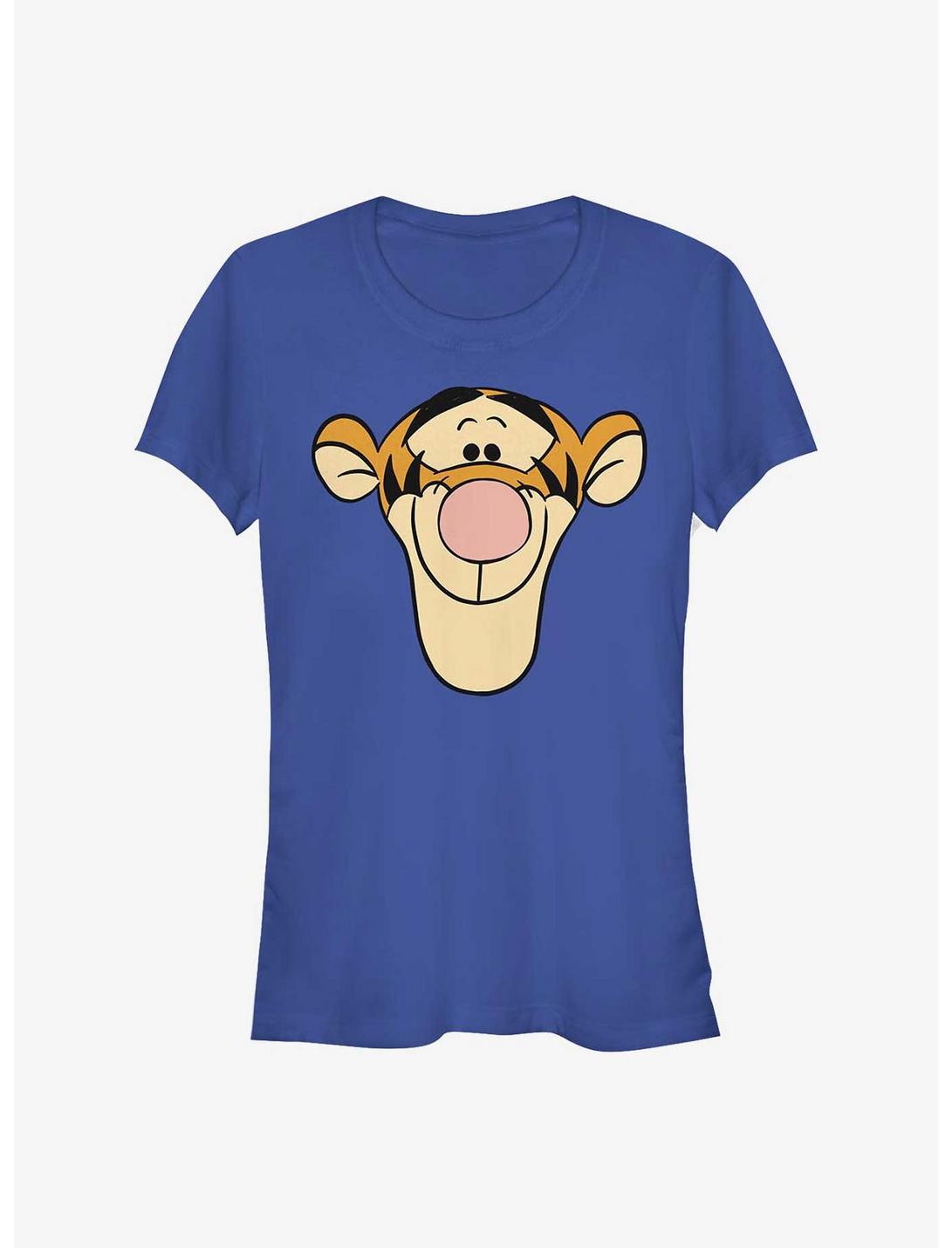 Disney Winnie The Pooh Big Face Tigger Girls T-Shirt, ROYAL, hi-res