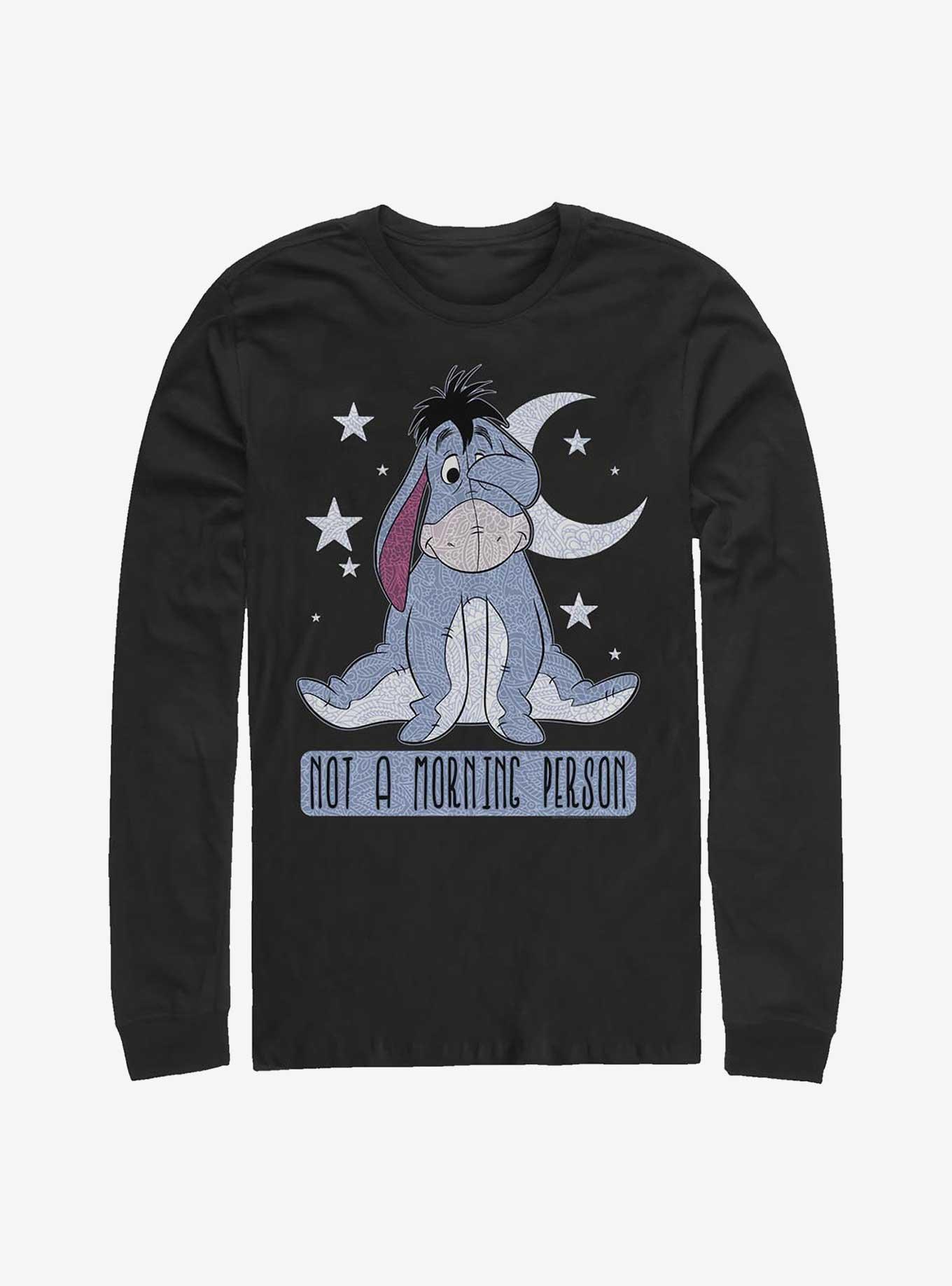 Disney Winnie The Pooh Eeyore Not A Morning Person Long-Sleeve T-Shirt