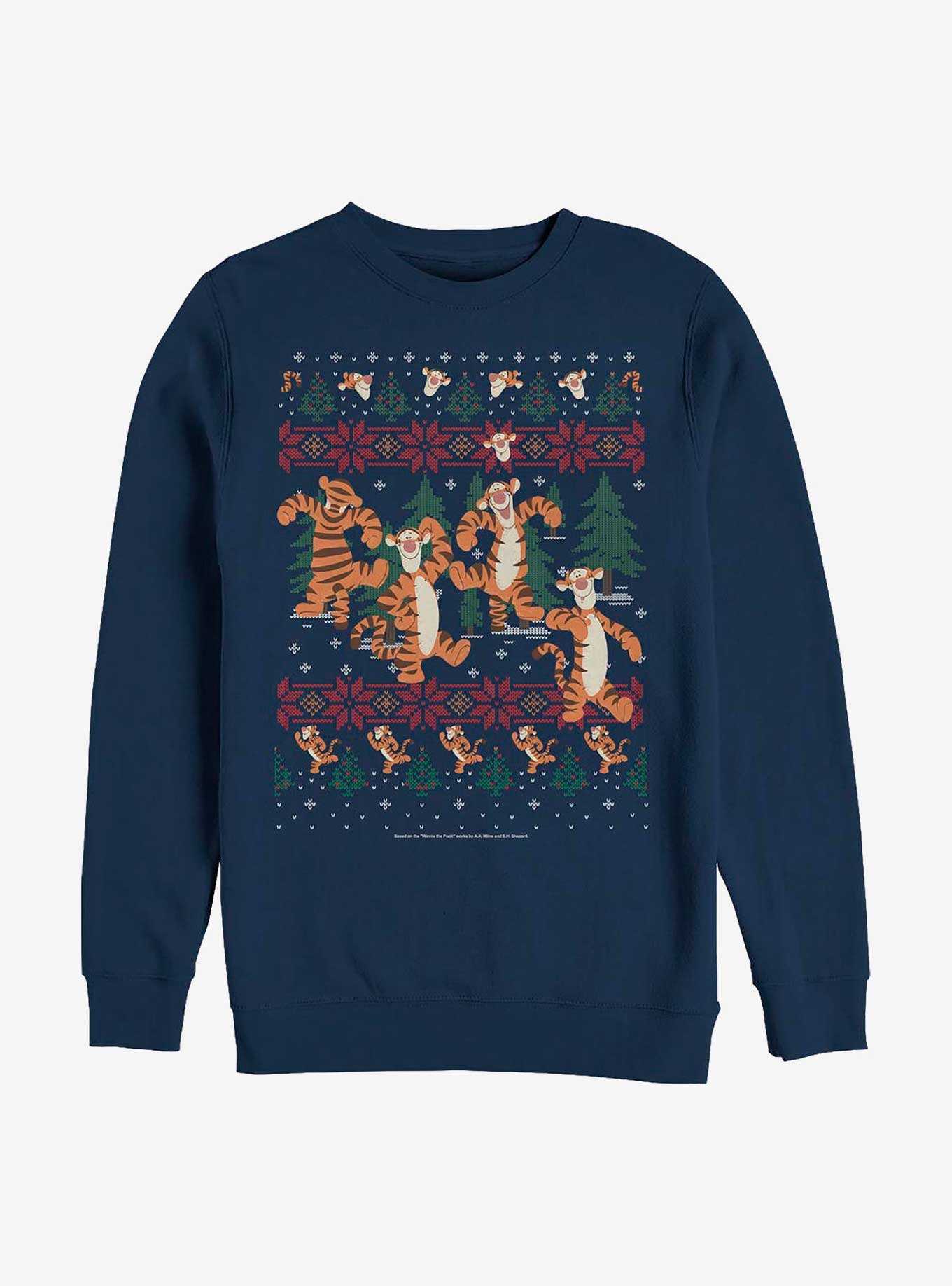 Disney Winnie The Pooh Tigger In The Woods Christmas Sweatshirt, , hi-res