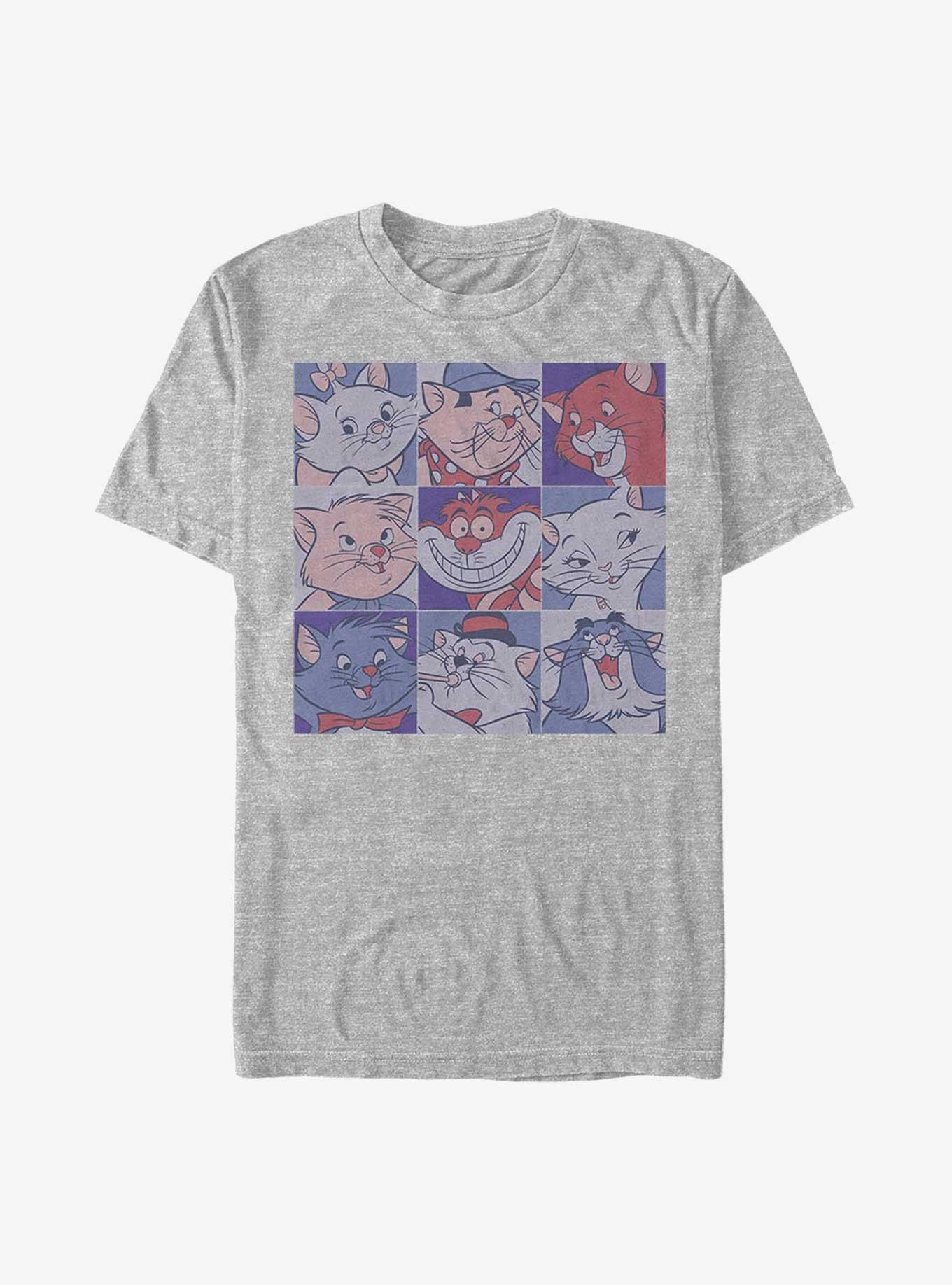 Disney Cats Squared T-Shirt, ATH HTR, hi-res