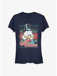 Disney Duck Tale Bah Humbug Scroog Girls T-Shirt, NAVY, hi-res