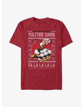 Disney Duck Tale Yuletide Donald Fa La La T-Shirt, , hi-res