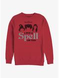 Disney Hocus Pocus I Put A Spell On You Sweatshirt, RED, hi-res