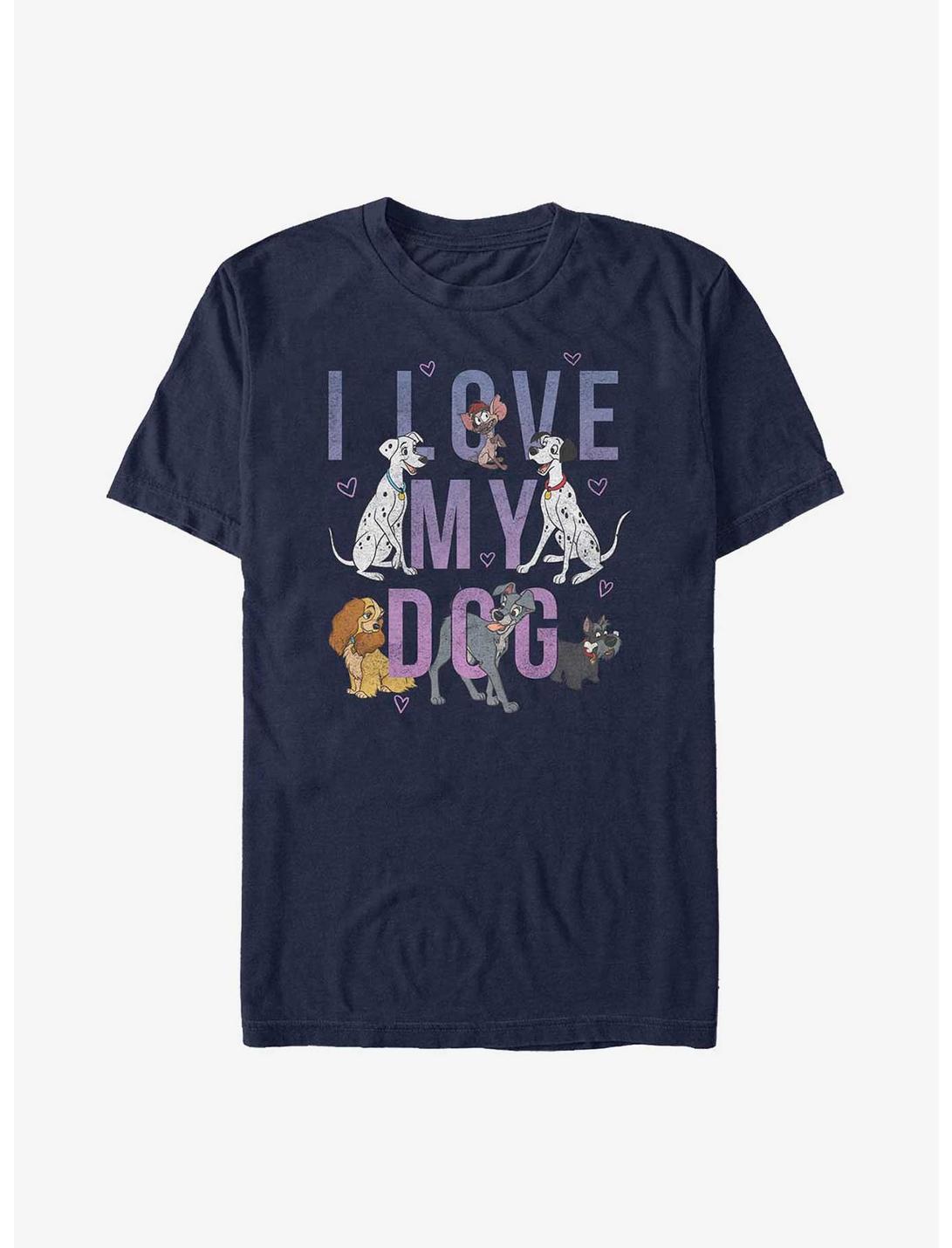 Disney I Love My Dog T-Shirt, NAVY, hi-res