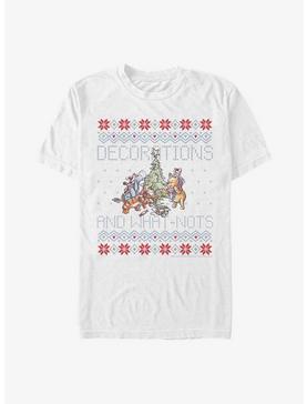 Disney Winnie The Pooh Fair Isle Decorations And What Nots Christmas T-Shirt, , hi-res