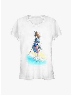 Disney Kingdom Hearts Beach Sora Girls T-Shirt, WHITE, hi-res