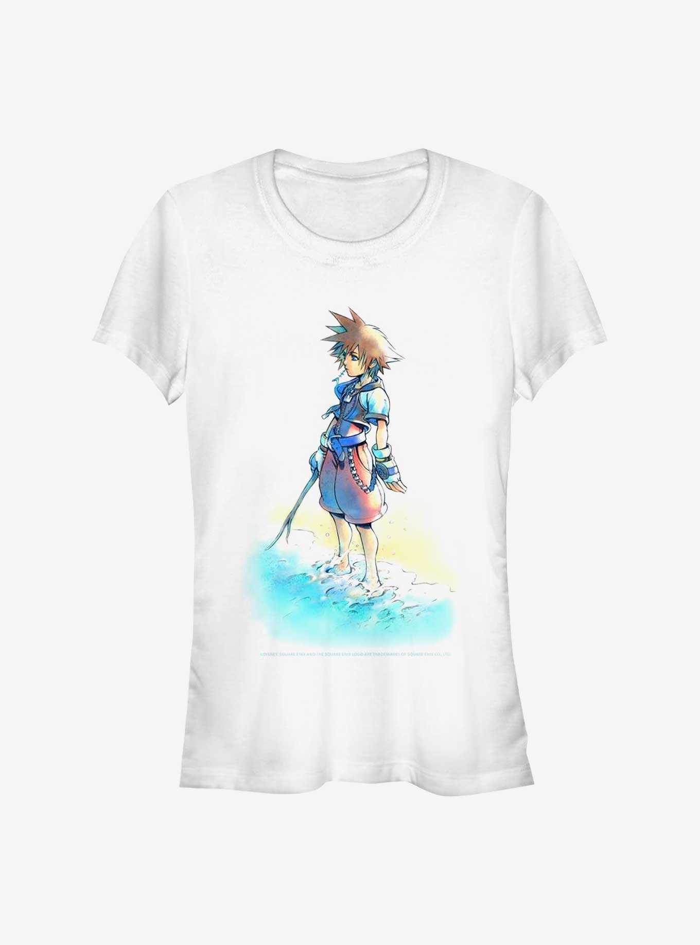 Disney Kingdom Hearts Beach Sora Girls T-Shirt, , hi-res