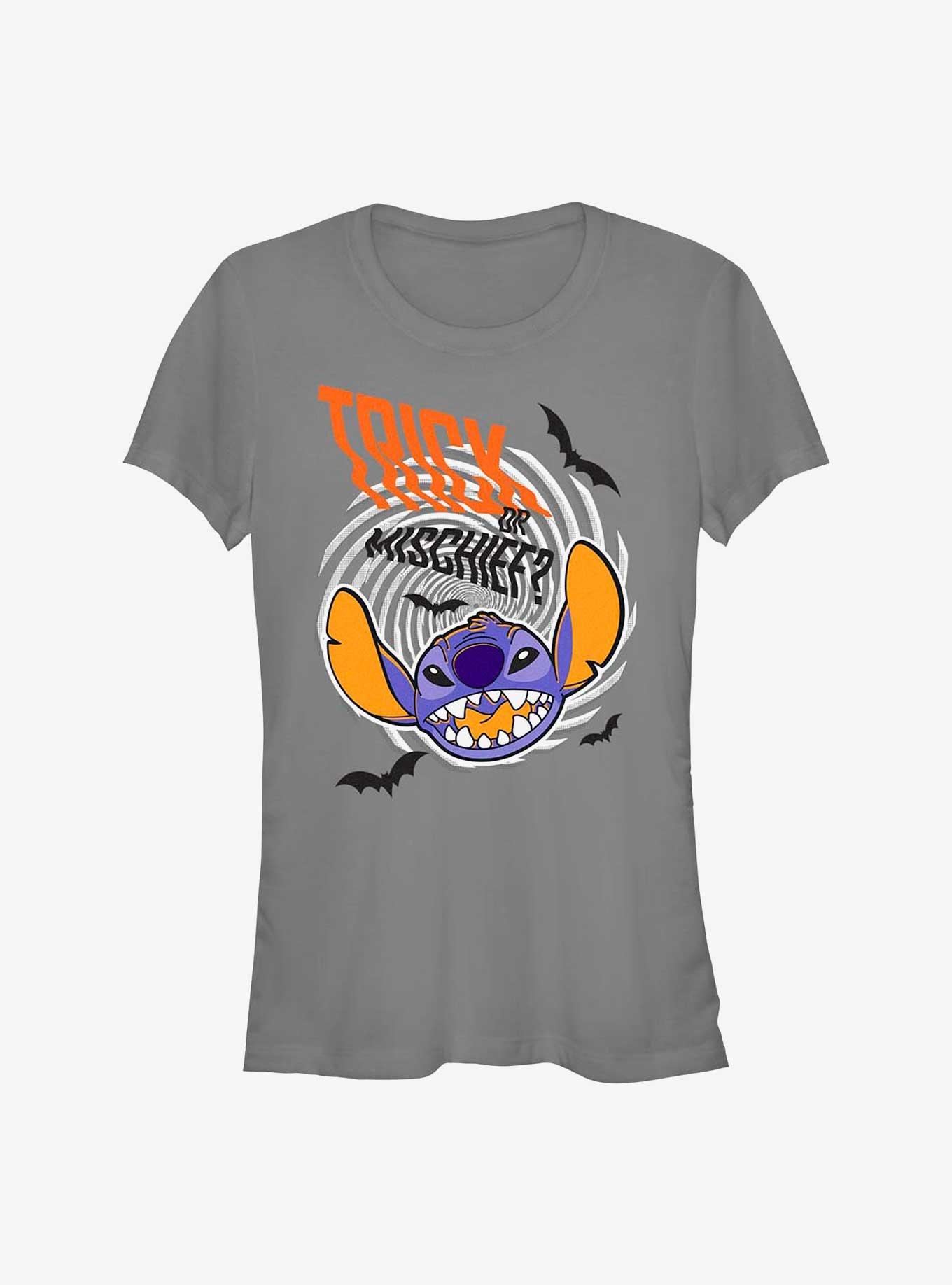 Disney Lilo And Stitch Halloween Trick Or Mischief Girls T-Shirt, , hi-res