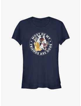 Disney Most Of My Friends Are Dogs Girls T-Shirt, , hi-res